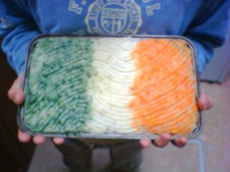 tricolour shephard's pie